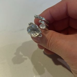 Lily Barrack Herkimer Diamond Statement ring